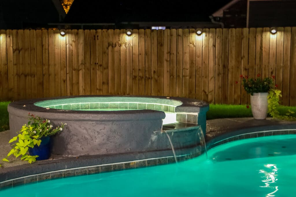 Outdoor pool construction in La Jolla San Diego CA by Evergreen Remodeling & Construction