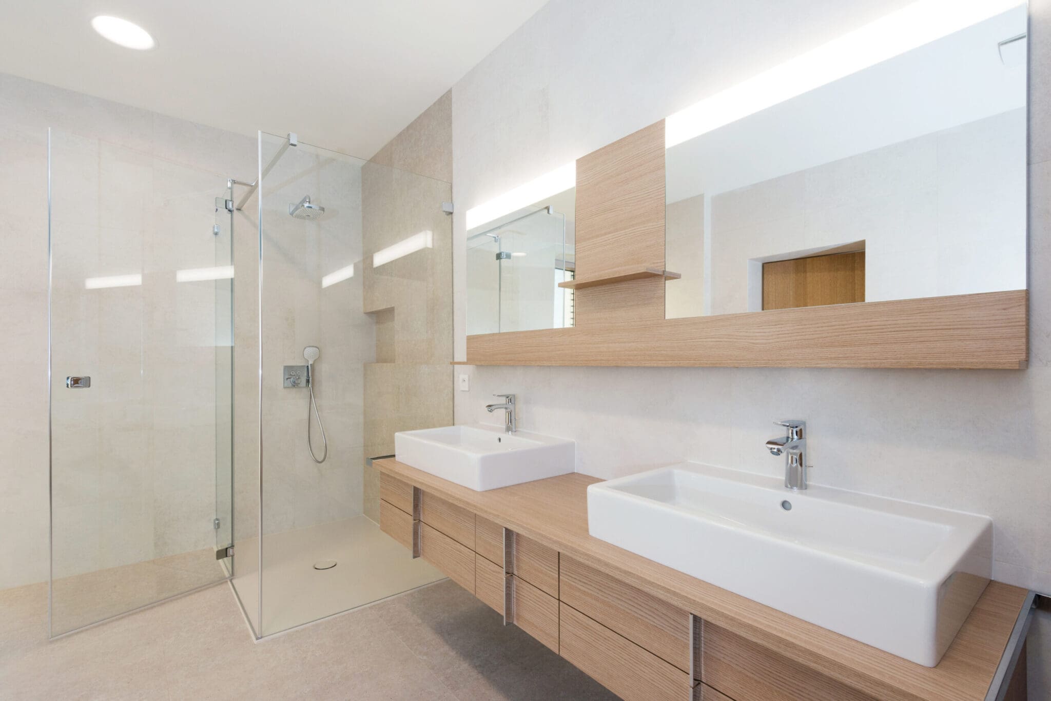 Bathroom remodel in San Diego CA by Evergreen Remodeling & Construction