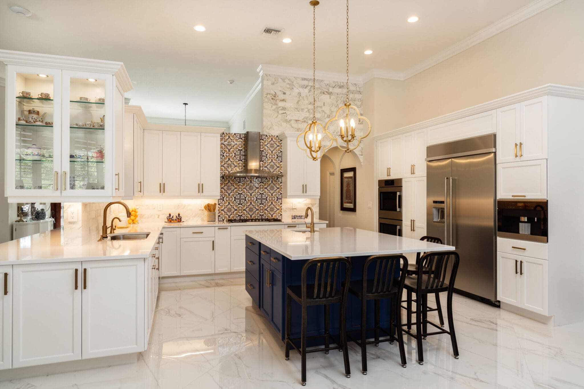 Kitchen remodel in Rancho Santa Fe CA by Evergreen Remodeling & Construction
