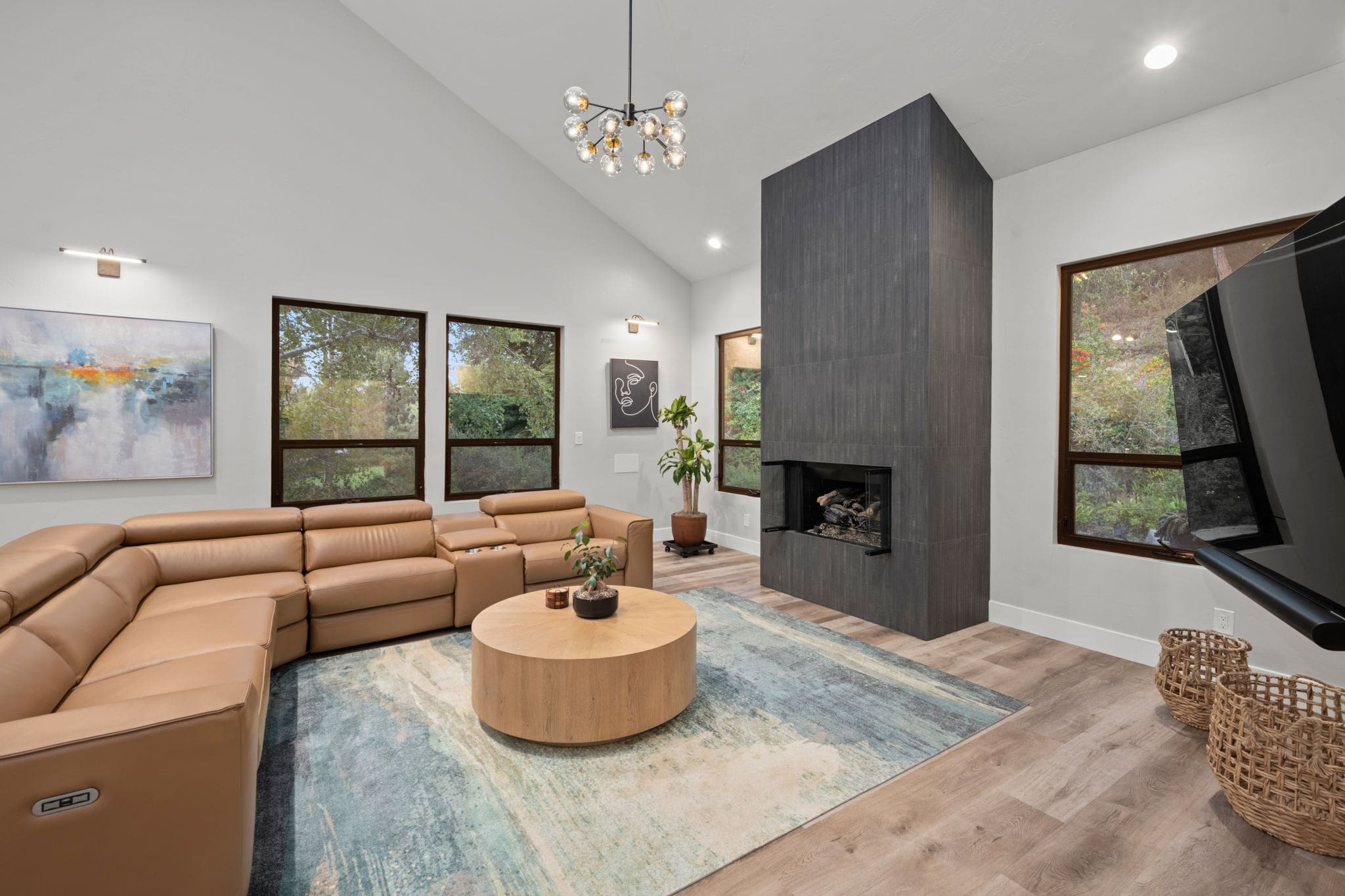 Complete house remodel in Rancho Santa Fe San Diego CA by Evergreen Remodeling & Construction